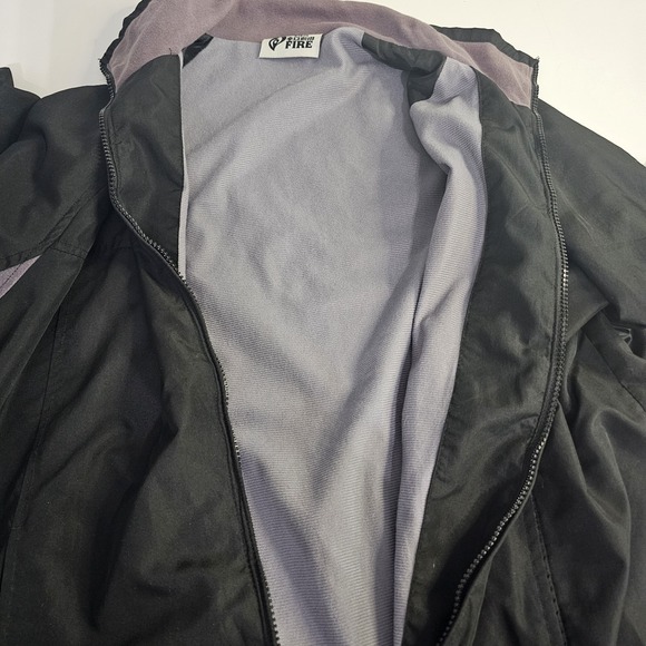 Kirin FIRE Japan Japanese Vintage Windbreaker Mens Large Black - Picture 8 of 10